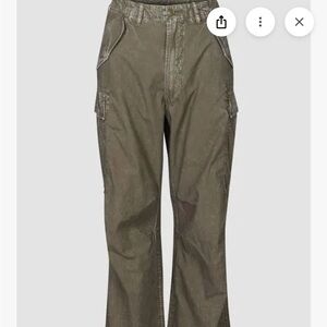 R13 Women’s Olive Parachute Cargo Pants Size 28